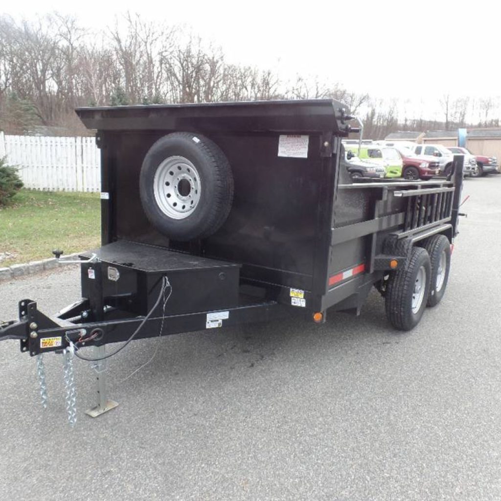 Dump Trailer 7 X 12 , 12,000 lb. Gross Vehicle Weight Rating, 8,500 lb. Payload Rated, Dual Piston, Power UP / Power Down Hydraulics.