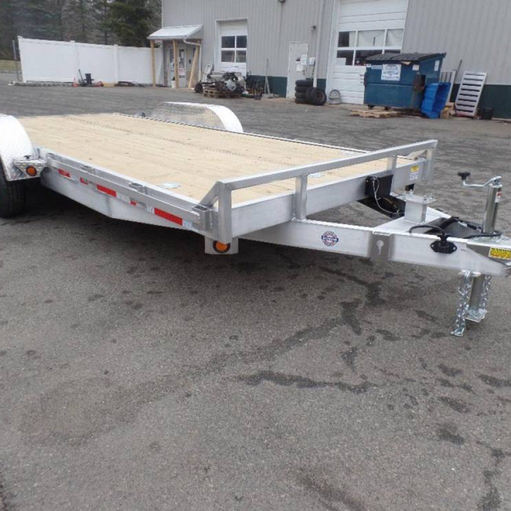 Car Trailer 7 ft wide by 18 ft long bed size ( nominal), Quality Steel and Aluminum Brand 