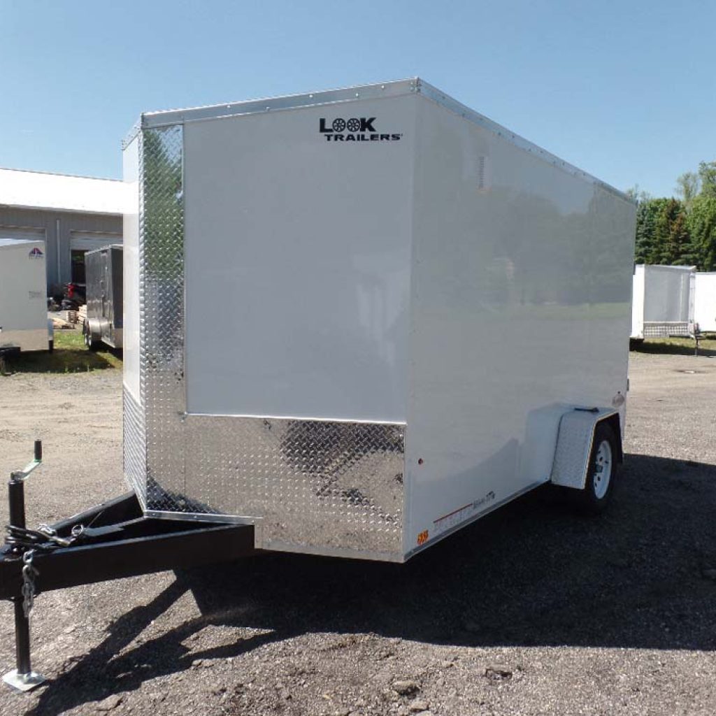 Enclosed Trailer 7X12 Single Axle with Electric Brakes