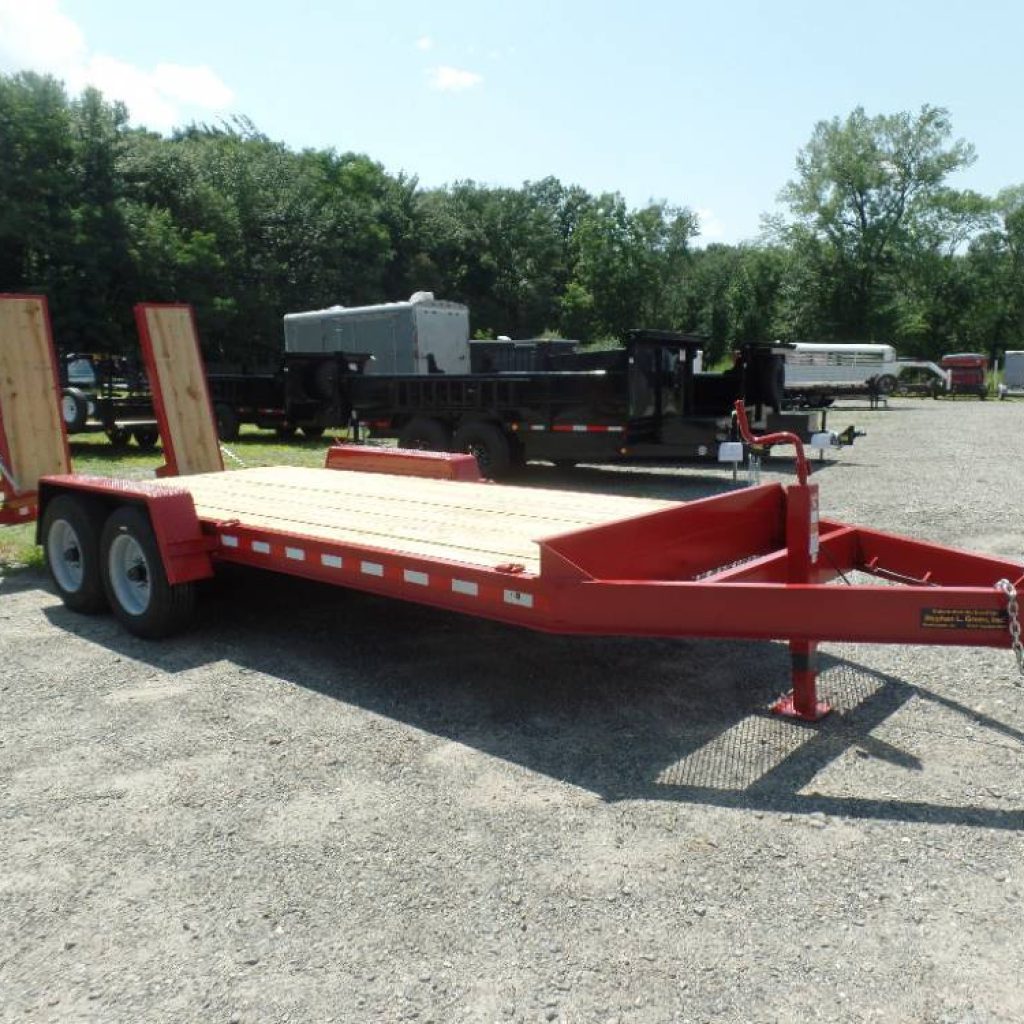 8 Ton Payload Low Deck Equipment Trailer In Stock  8-2-21