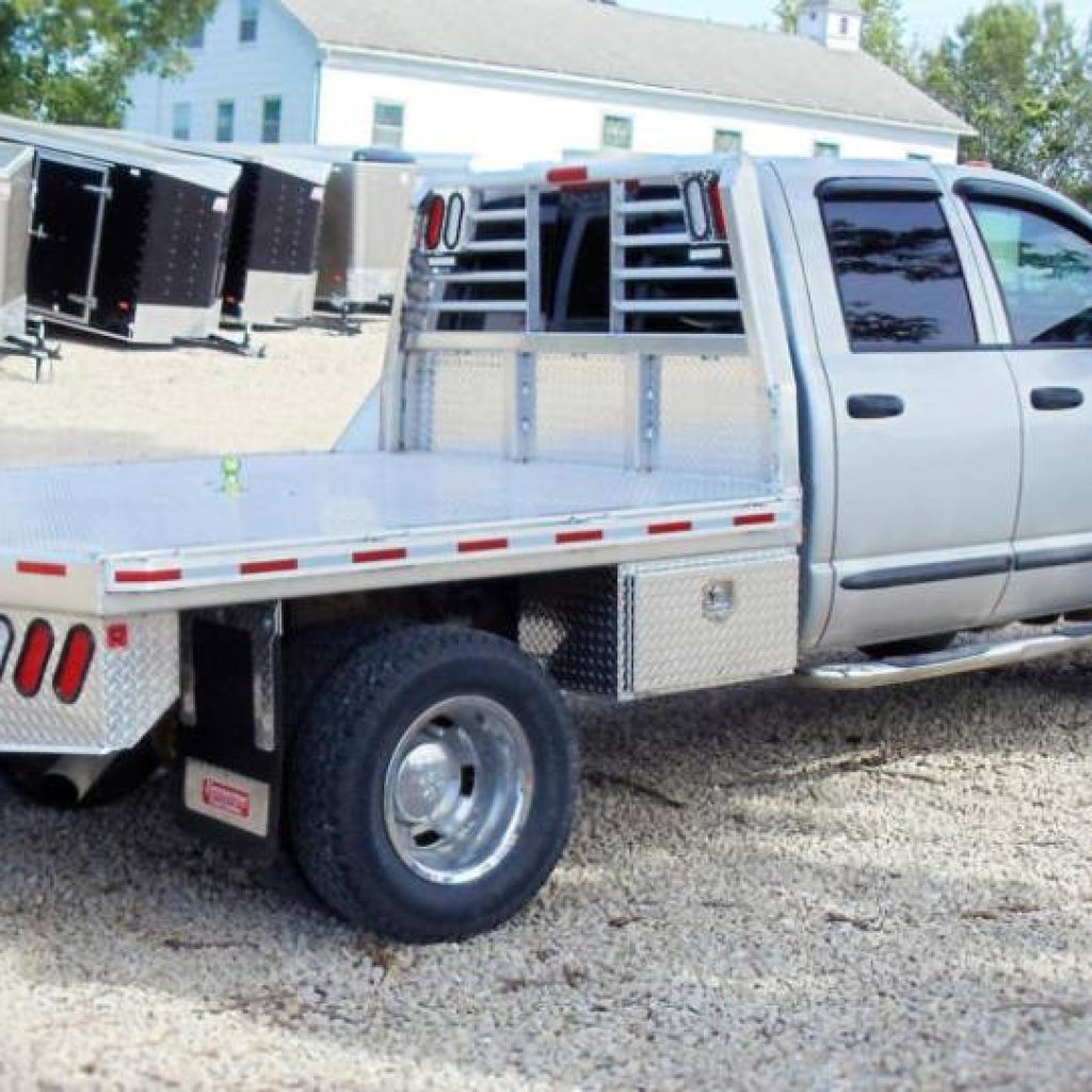 Aluminum Truck Beds in Stock as of 1-18-22 , fits standard 8 ft. bed pickup trucks with single rear wheels. ( not dually).
