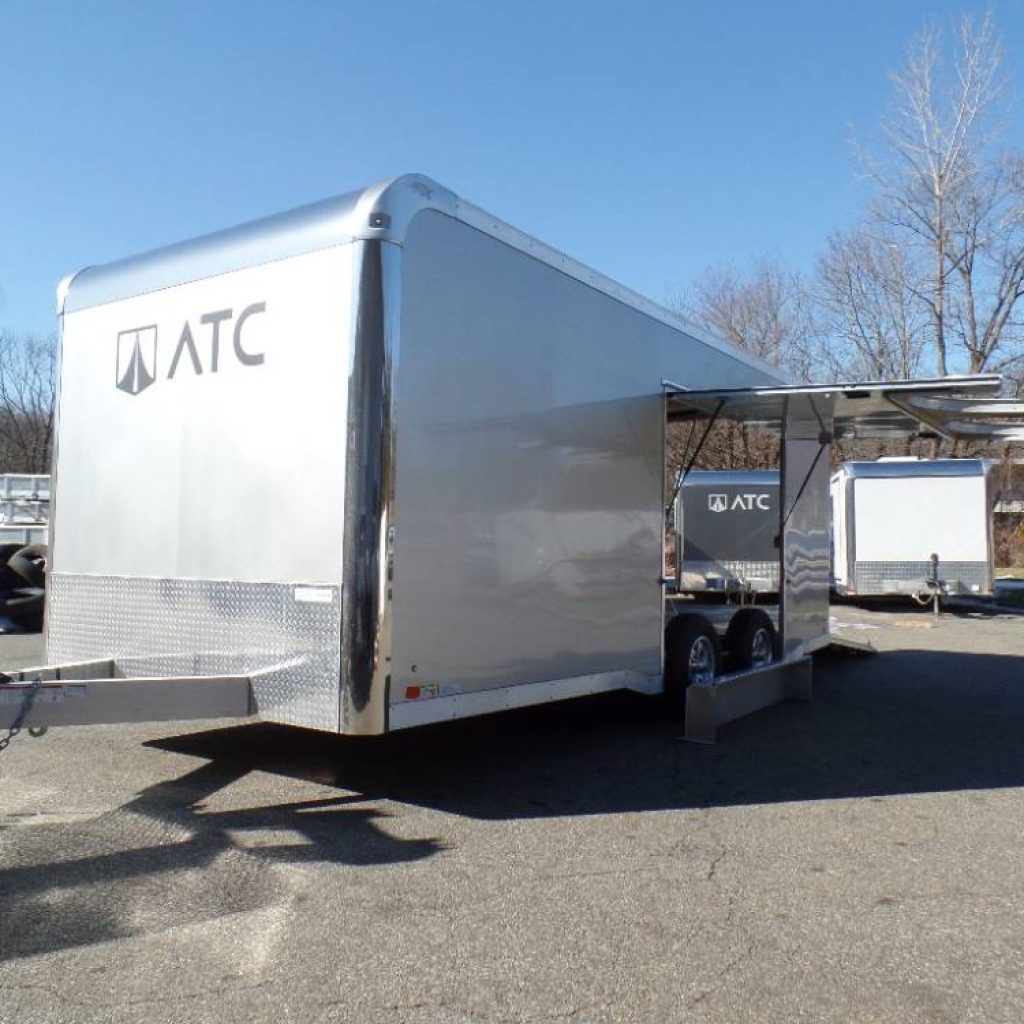 ATC Raven Car Hauler 8.5X20  with 7 ft. interior Height / Escape Door Removable Fender