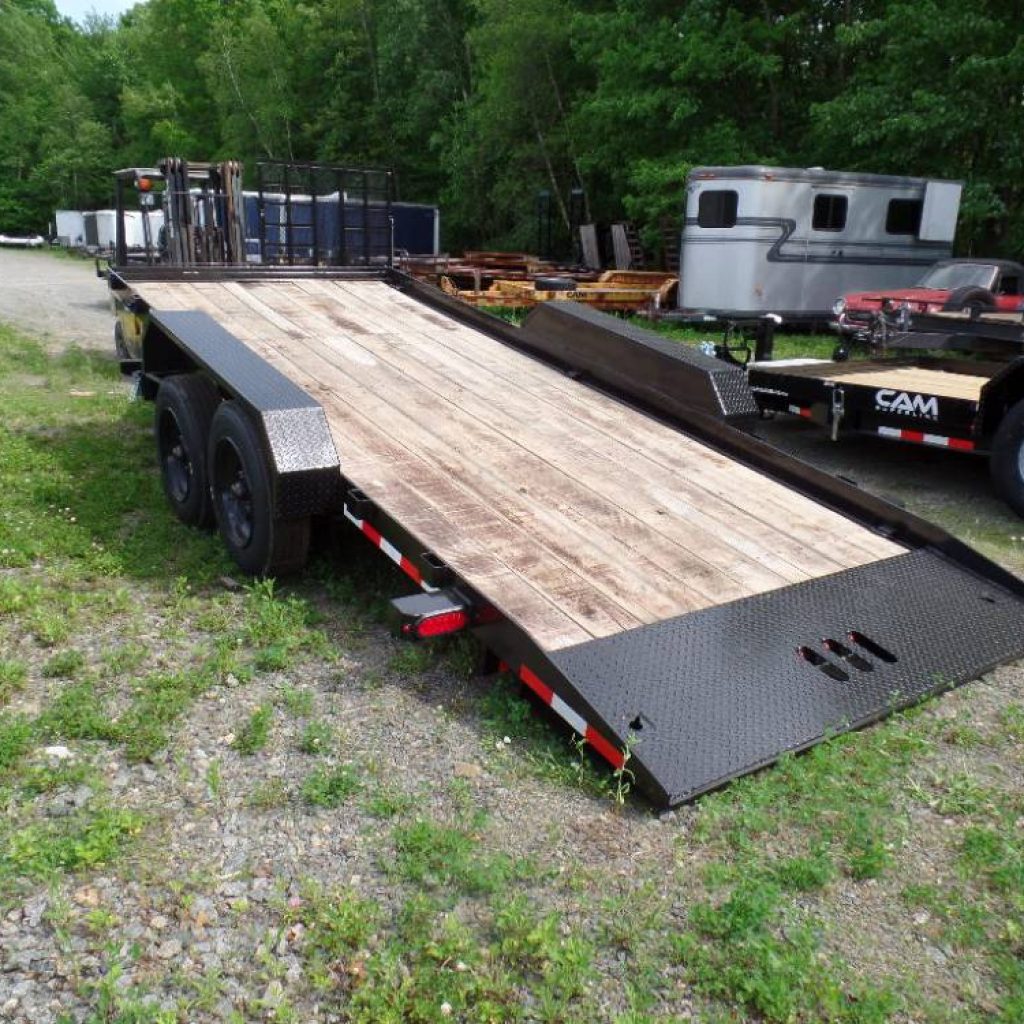 Tilt Deck , Easy Loading, Heavy Duty Equipment Trailer, Gross Vehicle Weight Rating 17,600 lbs. , Payload Rated 13,600 lbs.