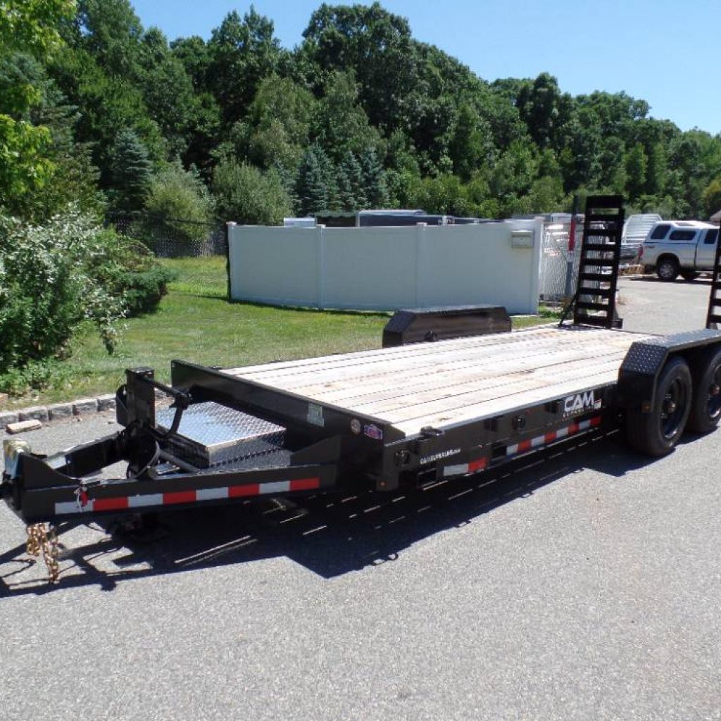 Heavy Duty Equipment Trailer, Rated to hold 13,790 lbs. Payload. 81
