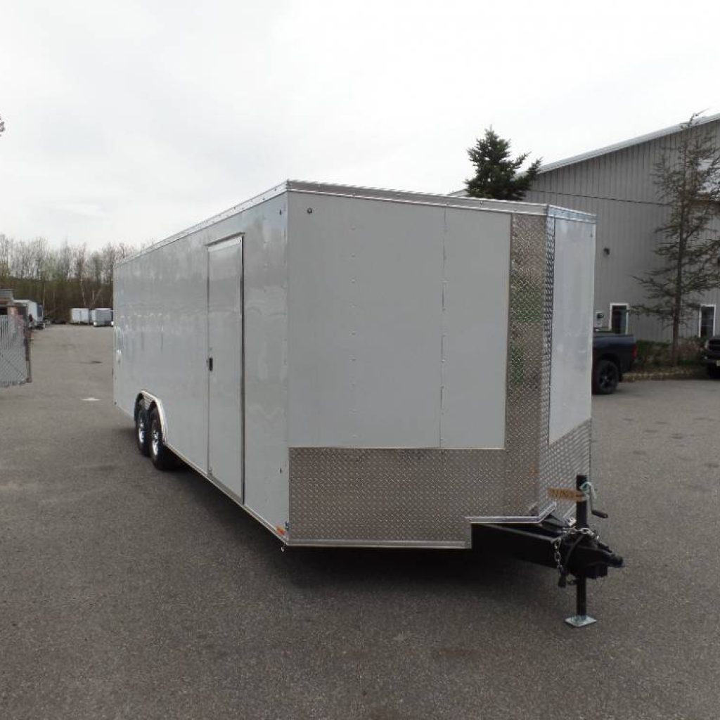 Trailer Enclosed Car , 8.5X24 , 9,990 GVWR , Unit number 11063,Example of a low ceiling height enclosed car trailer, 6'6