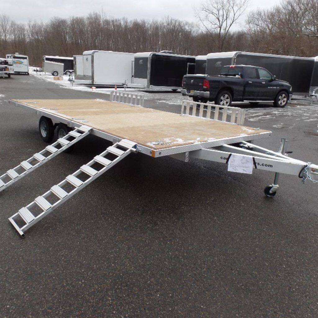 Four Place / Quad Trailer Model A9818-RW Cargo Pro, Quad Trailer, 4 quads, side load, deck over design, 98