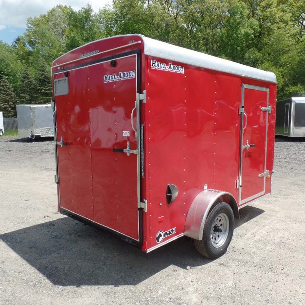 6 X 10 Enclosed. Gross Vehicle Weight Rating 2990 lb.,  Cargo Trailer, 6 X 10 with 6 ft. interior height, 2,990 lb. GVWR, single axle, 16