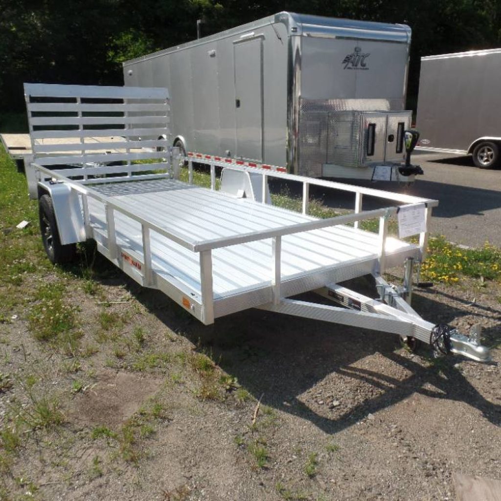 Our ID #15701 ,Alcom Cargo Pro open ATC Trailer, All Aluminum Frame, Aluminum Extruded Deck, Dexter Torflex Axle, 616 lbs. empty weight, 2,990 lb. GVWR