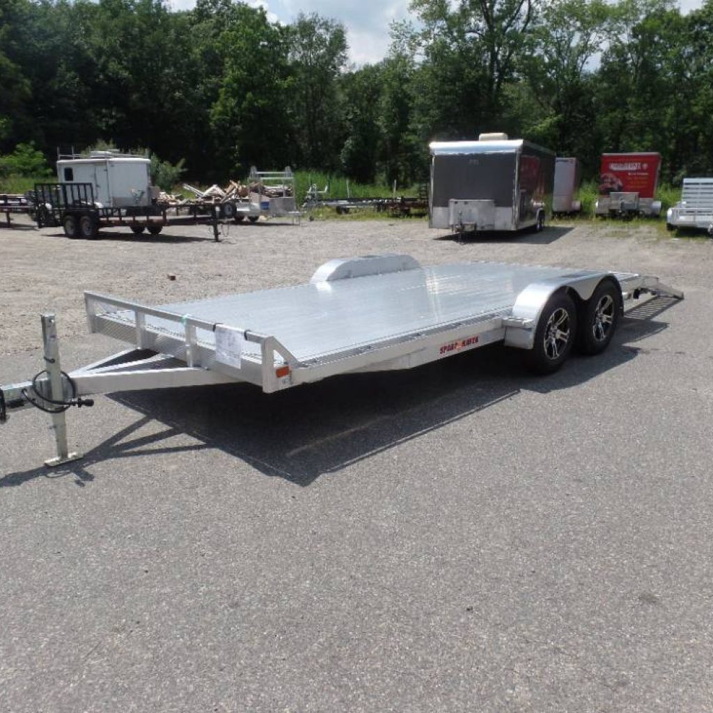 Open 18ft. Aluminum Open Car Trailer, Model AOC1870TD ID #015466