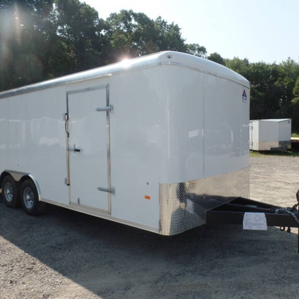 IN STOCK 9-18-23 !  8.5X20 Enclosed Landscape Model Trailer  BEST Enclosed Landscape Trailer, 8.5X20 with Patented 