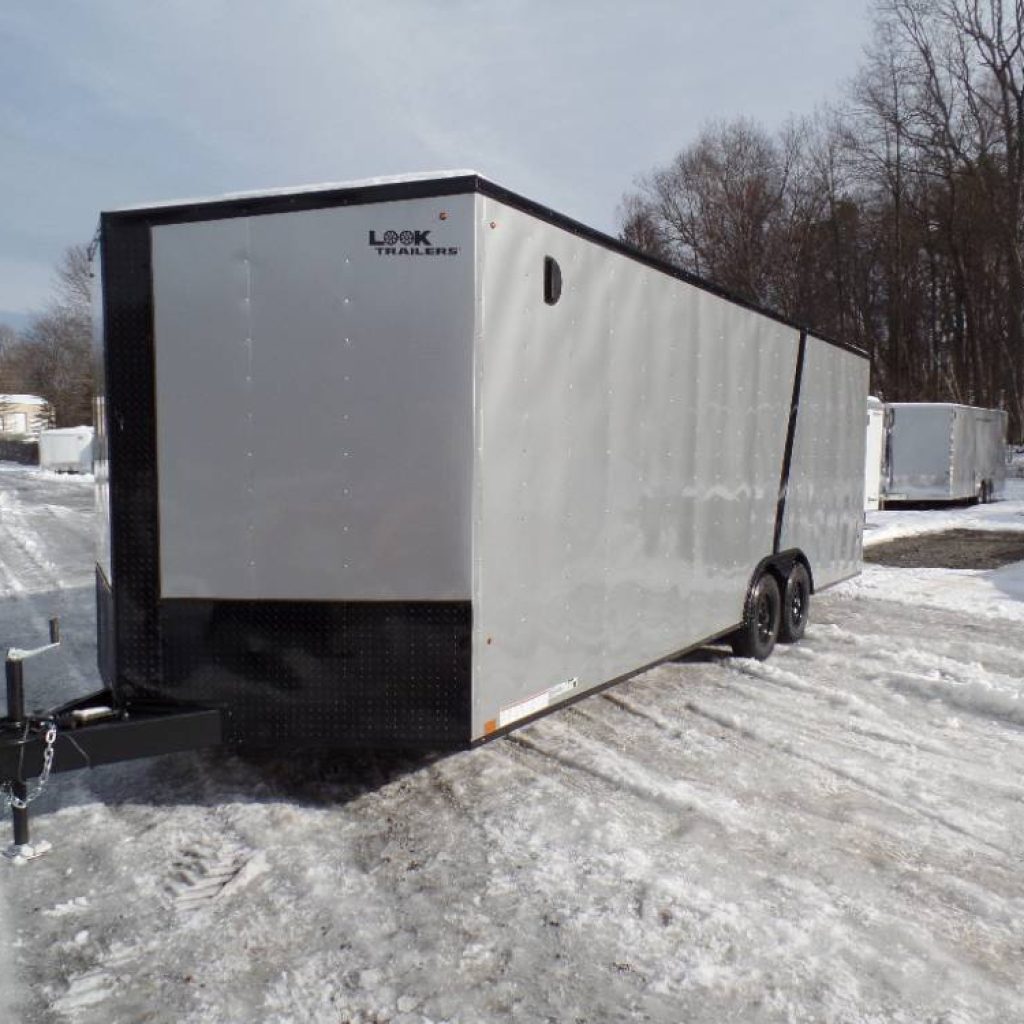 8.5X24 Enclosed Car Trailer, 7 ft. Interior Height , 9,990 lb. GVWR / In stock 1-19-22