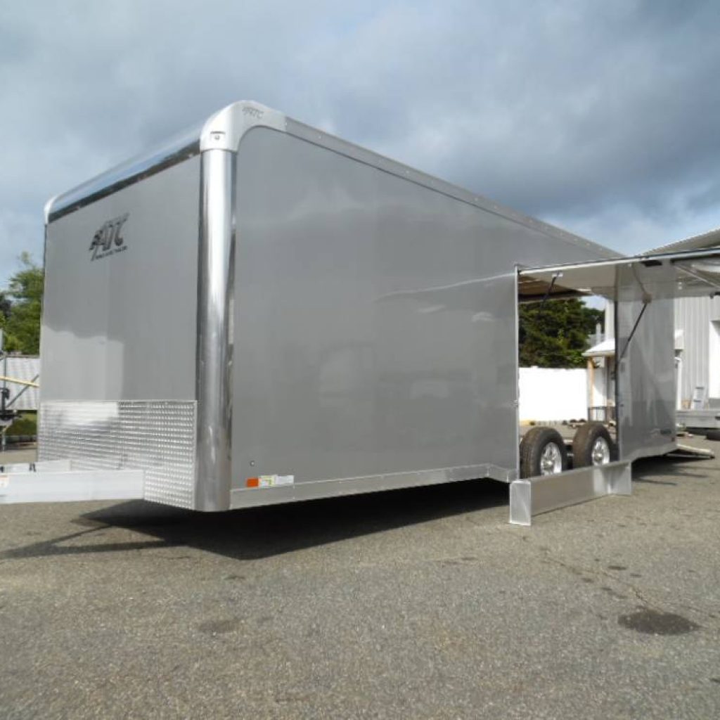 ATC RAVEN MODEL 8.5x24 WITH 7 FT. INTERIOR HEIGHT, ESCAPE DOOR WITH REMOVABLE FENDER.