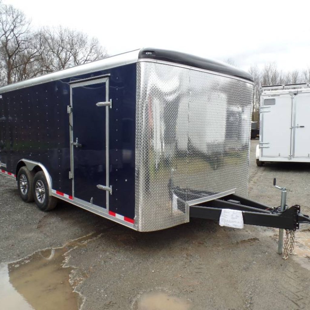 Super Duty 14,000 lb. GVWR enclosed landscape model trailer , IN STOCK 4-19-2022 , no waiting .