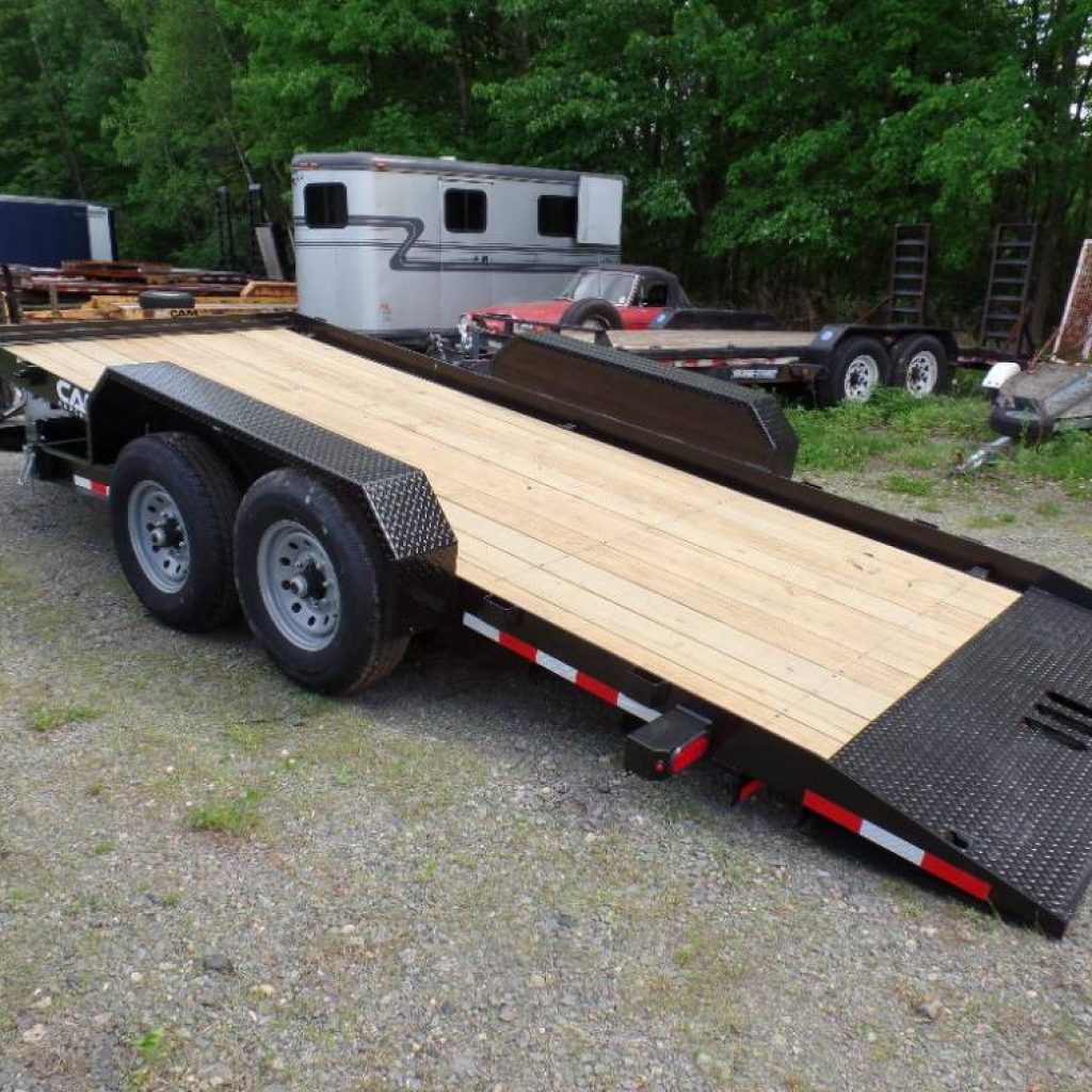 Tilt Load Equipment Trailer, Payload Rated 12,120 lbs., Gross Vehicle Weight Rating 15,400 lbs. Full 18 ft. Tilt Load Deck.