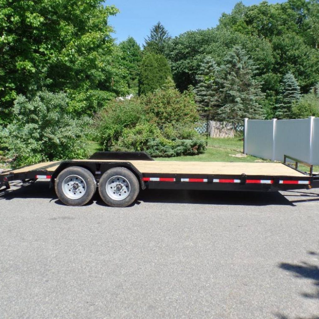 16,000 lb, GVWR Equipment Trailer, 13,000 lb. Payload, 8,000 lb. Axles, ST215/75R17.5 load Range H tires, Channel Frame. **Sale $9,250.00