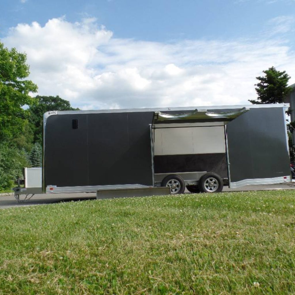 ATC 8.5X24 ENCLOSED CAR TRAILER, QUEST LIMITED SERIES, all the options. Finished Interior, Cabinets, Electrical Package, More. BEST PRICE!