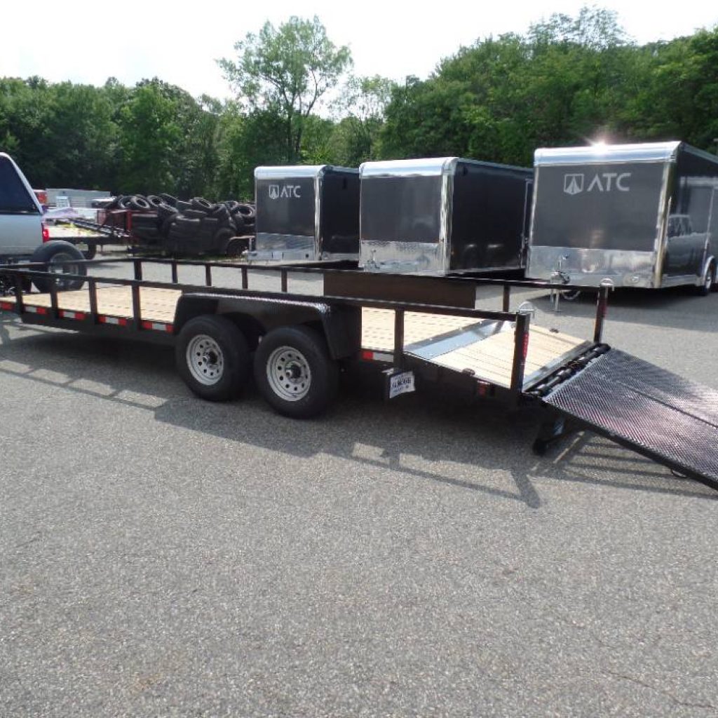 Landscape equipment trailer combo use, 9990 GVWR ,7500 lb payload, 83