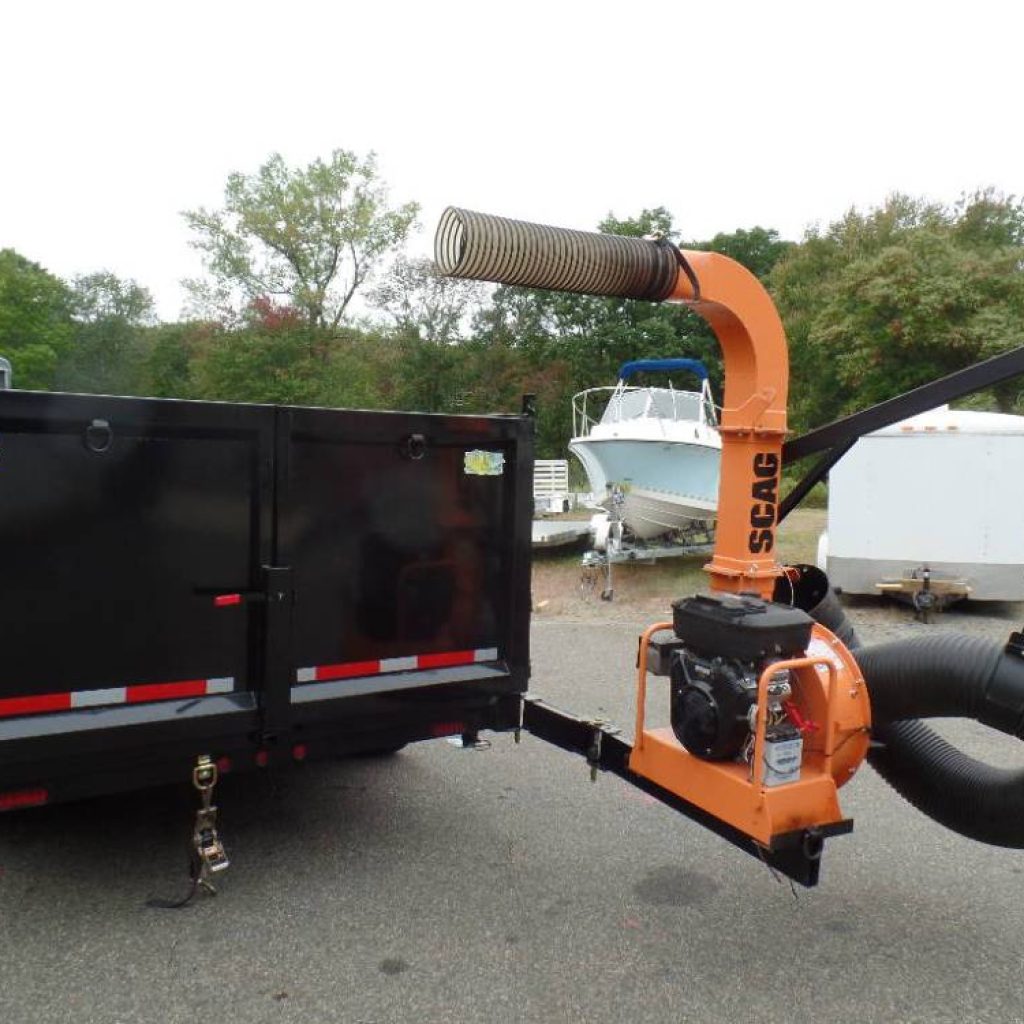 #Leaf Vacuum Mount, #Leaf Vac, #Truck Loader, Unique Double Swivel Mount, 270 degrees.  Dump Trailers.  Mason Dump Trucks.