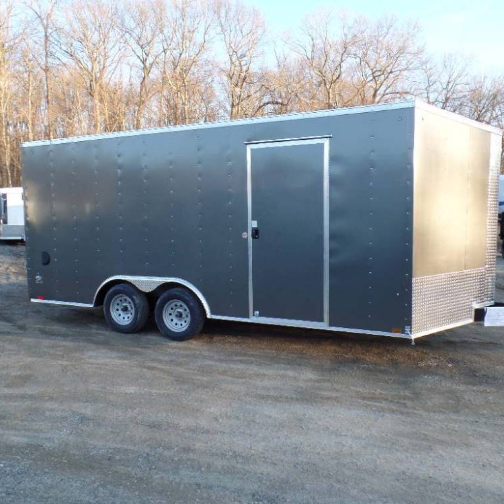 8.5X18 Enclosed Car Trailer, Very Good Quality, 16