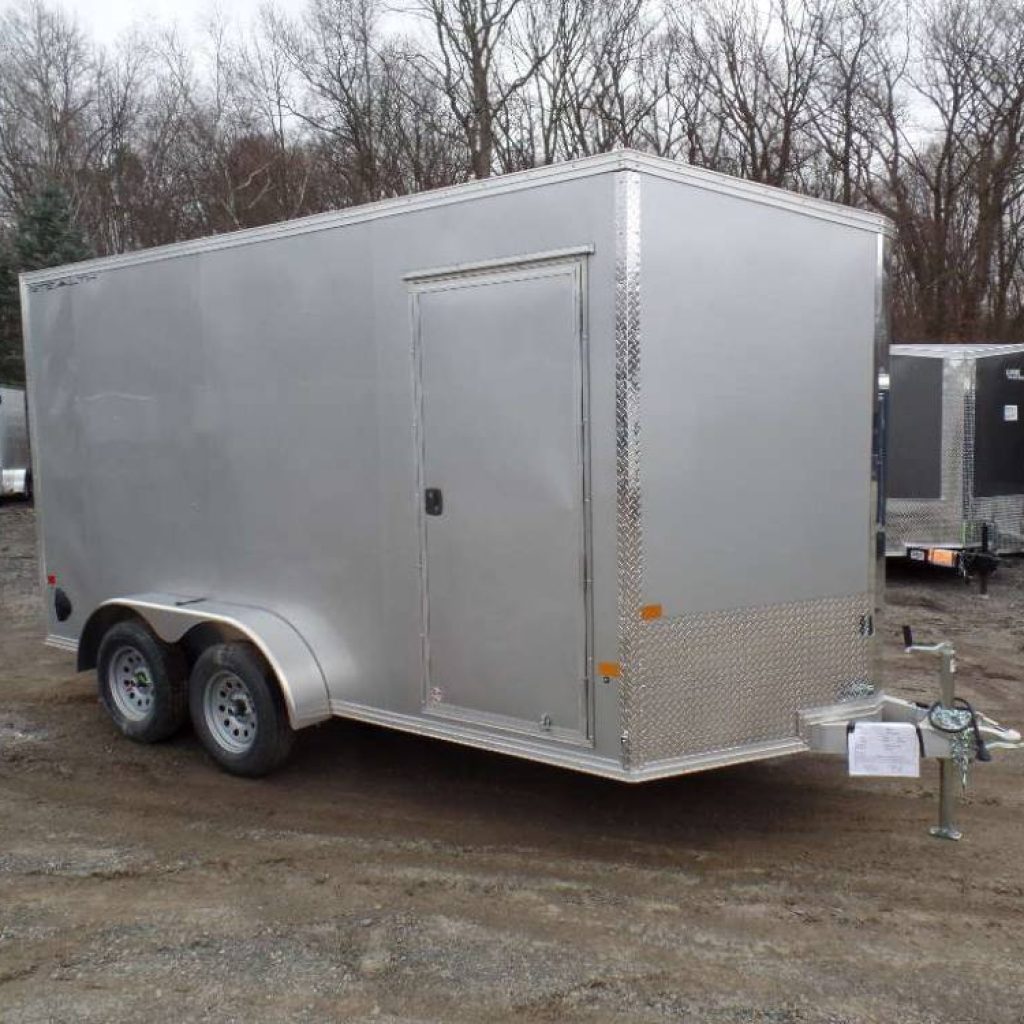 7X14 V nose Enclosed Trailer, all Aluminum Frame, 81