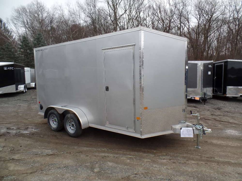 7x14 V Nose Enclosed Aluminum Frame Trailer Our Id 004921 Aluminum