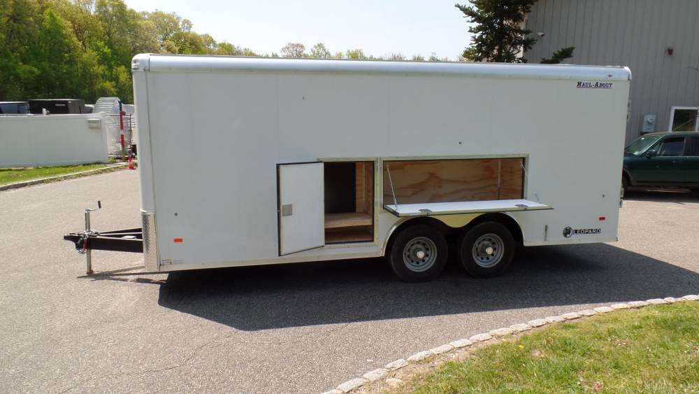 TOOL CRIB TRAILER, 8.5X18, 9,990 GVWR, 6' 8" int. ht, Two Side Access