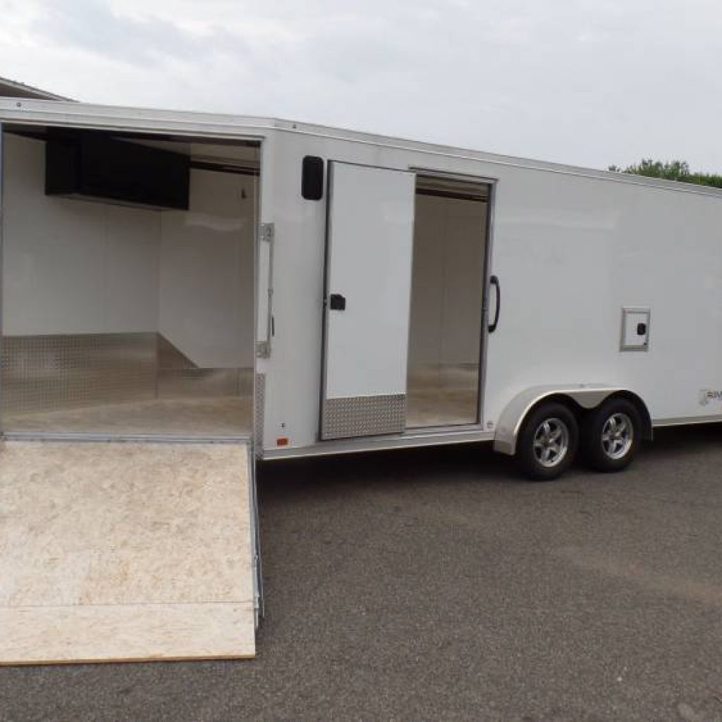 ATC  3 Place Snowmobile Enclosed Trailer, 7X24, 7 ft. interior height, also good for quads, or Side X Sides, finished interior.