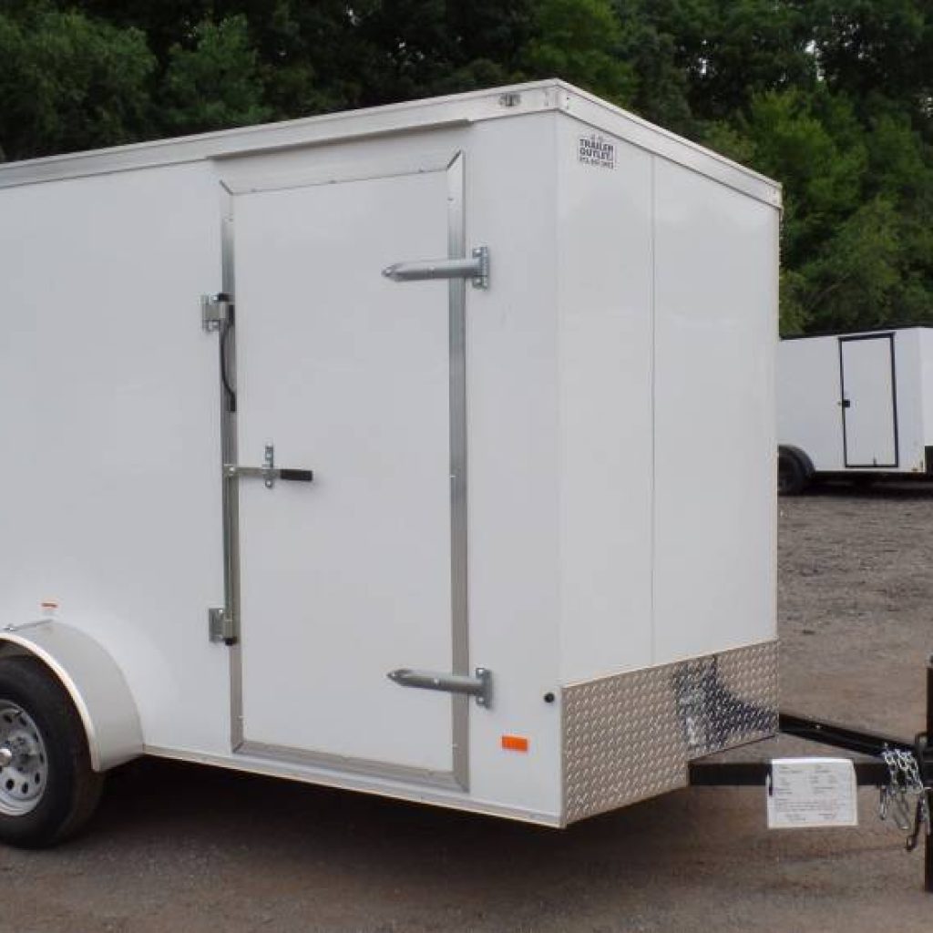 6X10 enclosed cargo trailer, 6'6
