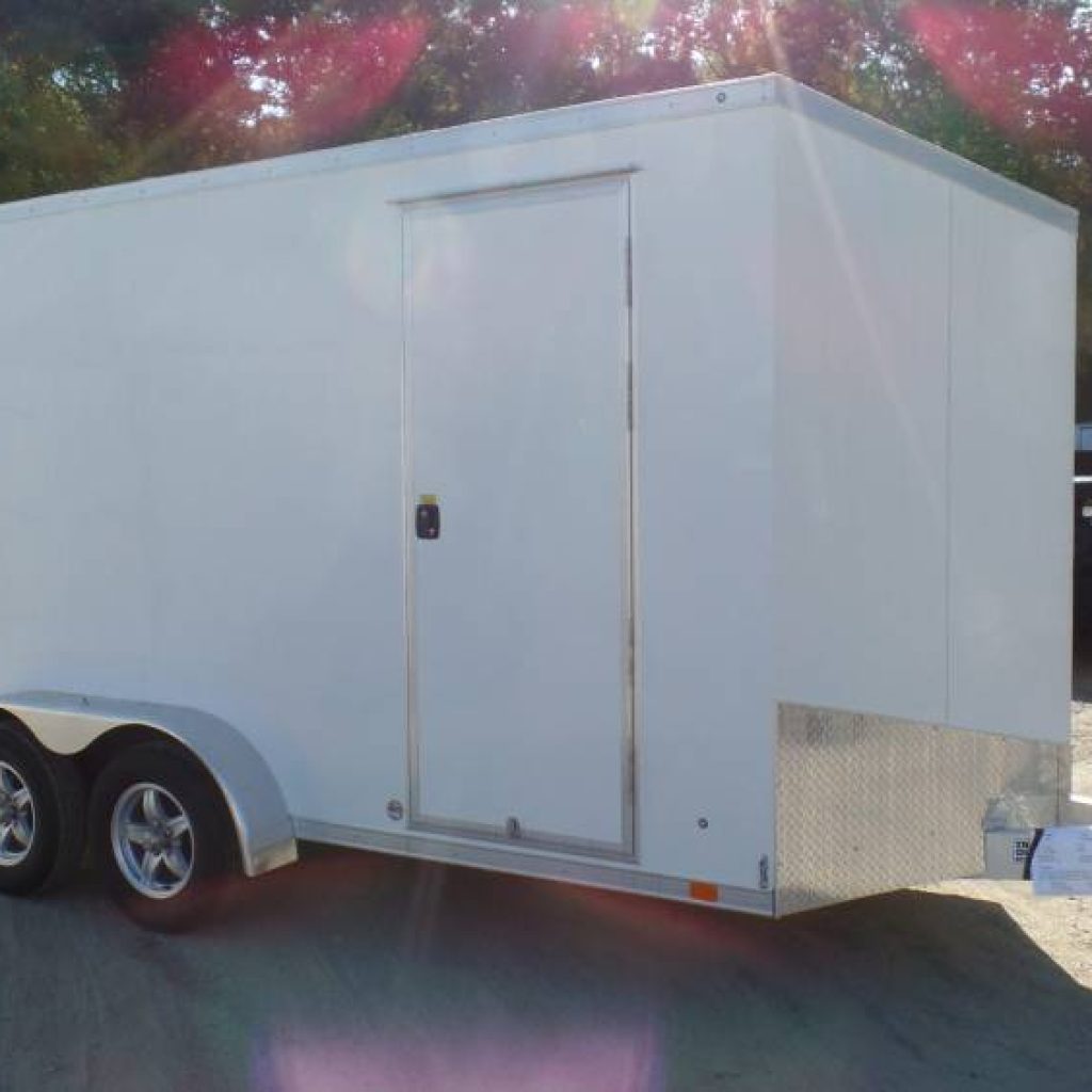 7X14 X 7interior height, ATC Brand, top quality Aluminum Frame, Torsion Axles, LED Lights, smooth exterior no screws, LED Lights, new trailers,  #trailer sales, #cargo trailers, #trailer dealers, #trailers for sale NJ