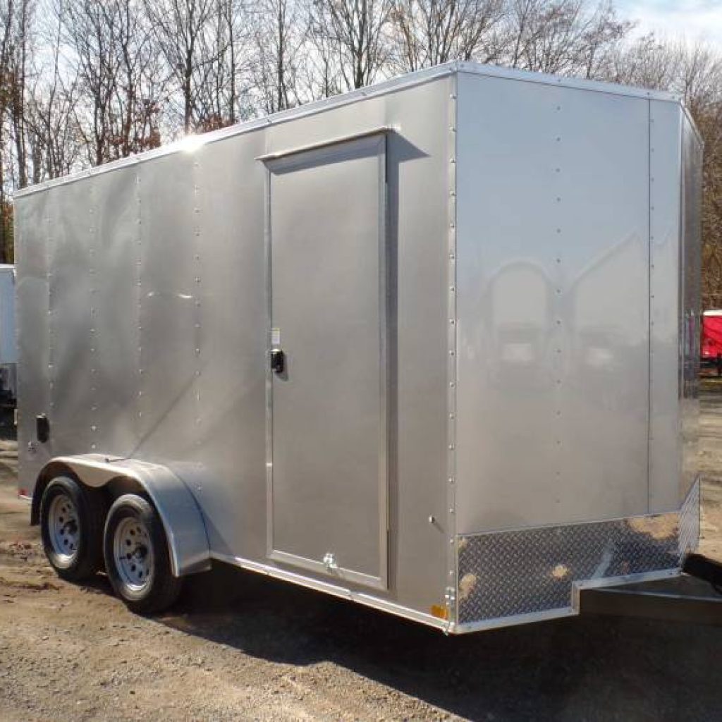 Great Trailer to tow and stow your Side X Side, 80 inch height clearance at ramp door, lightweight empty weight 2022 lbs., easy to tow. Get your Side X Side out of the weather. 7,000 lb. GVWR,