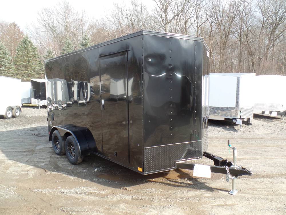 7X14 enclosed Cargo Trailer, with 7 ft. Interior Height, 80